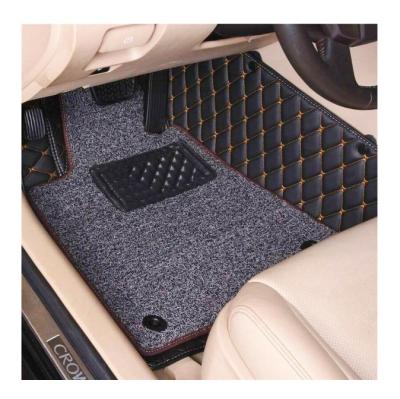 China Waterproof Hand Sewing Universal Car Floor Mats Full Set Vehicle Car Leather Mats for sale