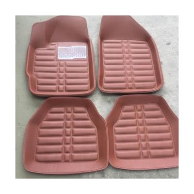 China 3d 5d 7d car floor mats waterproof and dustproof deep hot press flat premium mats leather car mats for sale