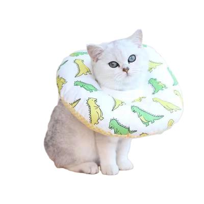 China Viable Colored Dog Cat Protective Collar Pet Cone Elizabethan Perro de Para d'isabelinos de collares Sunflower Circle of Shame for sale