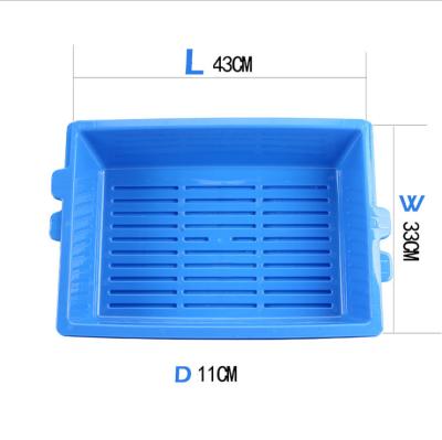 China Sustainable Plastic Clean Pet Litter Cat Litter Cat Camping Outdoor Cat Litter Box for sale