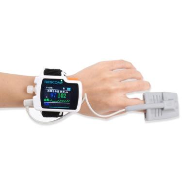 China Hospital /Home Blood Oxygen Sleep Monitoring Watch Nasal Flow Cannula Wrist Monitor Sleep Apnea Diagnostic Healthcare Watch With Finger Stall for sale