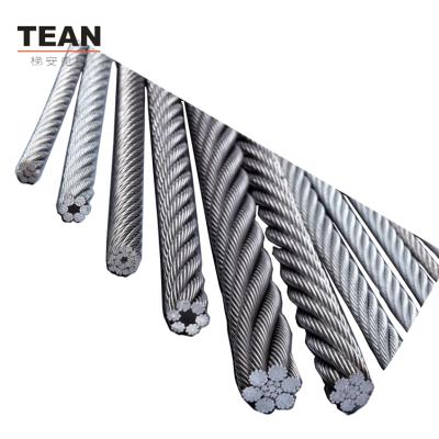 China Hot Selling Hotel Stainless Steel Wire Rope /Wire Rope For Elevators for sale