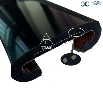 China High excellent hotel quality elevator escalator handrail /escalator handrail branding HITACHI escalator handrail GRF for sale