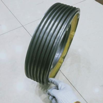 China Hotel Elevator Traction Wheel Deflector Pulley Hitachi HGP Traction Wheel for sale