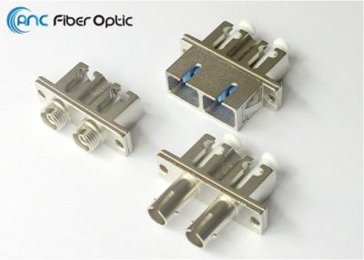 China LC-SC LC-FC LC-ST Duplex Metal Housing Fiber Optic Adapter for sale