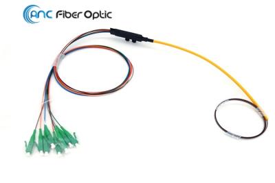 China 8F LC/APC Fiber Optic Pigtail for sale