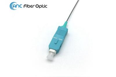 China High Speed 0.9mm Fiber Optic Sc Pc Pigtail Multimode OM1 OM2 OM3 OM4 OM5 for sale