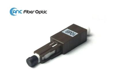 China Plastic Housing Fiber Optic Attenuator Single Mode 0-25dB Fixed Male Female MU for sale