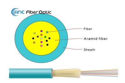 China 3.0mm Round Mini Distribution Cable 12 Core 24 Core For MPO MTP Cable Assembly for sale