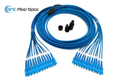 China 12 Core Armored Fiber Optic Patch Cord for sale