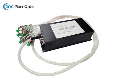 China SM 1310/1550nm 1m 900um Fiber Optic Cable Splitter FC/APC 1x8 1x16 Mechanical Optical Switch for sale