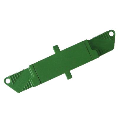 China E2000 Fiber Optic Network Adapter Ceramic Sleeve Plastic Housing 0.2dB Insertion Loss for sale