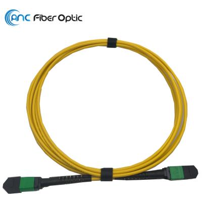 China SM G657A1 12F Flex Bend MPO Cable Assembly Flexible MPO Boot 3 Meters for sale