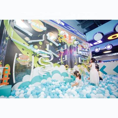 China Wooden Amusement Parks Indoor Playground Child Interactive Games Children Interactive Ball Walls ball pool for sale