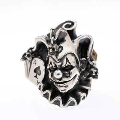 China New retro European and American creative dominant men punk knight ring for sale