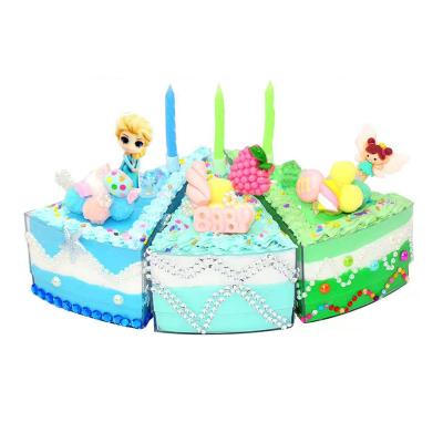 China Q.I. DIY Toy Educational Educational Toys Children Pretend Play Set DIY Plastic Kitchen Cutting Fruit Birthday Cake Toy Candle Diy Housing Kits for sale