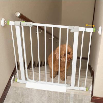 China Sustainable Portable Pet Door Guard Mesh Fence Dog Cat Baby Safety Folding Door for sale