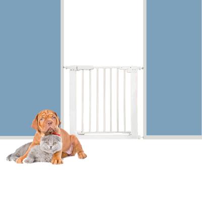 China Sustainable Safe Metal Pet Friendly Baby Safety Gate For Stairs Fence for sale