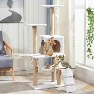 China Viable Interactive Toys Cats Climbing Tree Board For Cat Scratching Post for sale