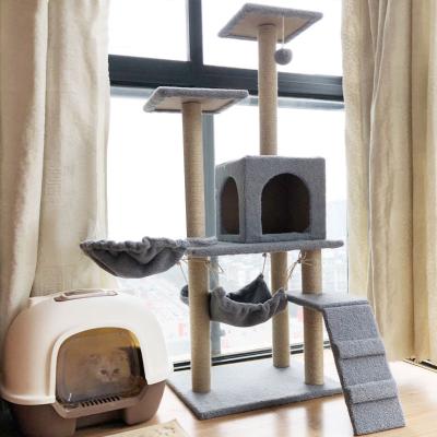 China Sustainable New Design For Cats Toy Scratch Post Cat Tree for sale