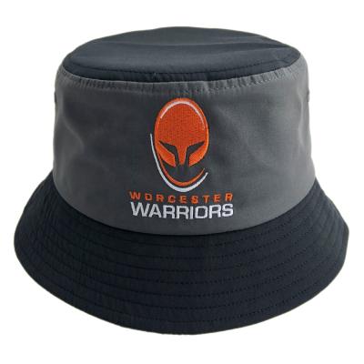 China Comfortable OEM Your Logo Custom High Quality Fashion Design Embroidery Gray Quick Dry Bucket Hat for sale