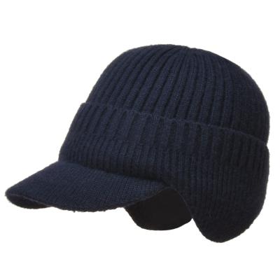 China RTS Leisure COMMON hat in winter thick hat fleece baseball cap warm earflap hat for men for sale