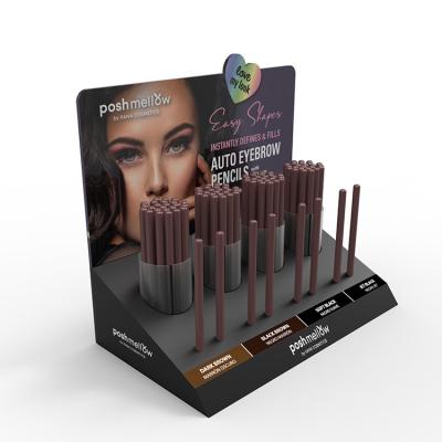 Chine Présentoir d'eye-liner de partie supérieure du comptoir de présentoir de panneau de mousse de PVC à simple face à vendre