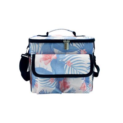 China 2022 New Fashion Style Flower Insulation Lunch Bag for sale