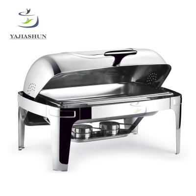 China Restaurnts/Hotel Stainless Steel 201Material And Restaurant Chafing Dish Serving Use Economy Hot Sale Used Chafing Dish for sale