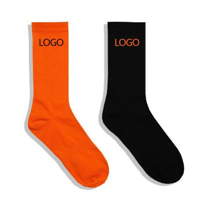 China Custom Logo Designer Socks Embroidery Custom CT Socks Manufacturer Wholesale Fashion Cotton Men's Sporty Bamboo Women's Socks for sale