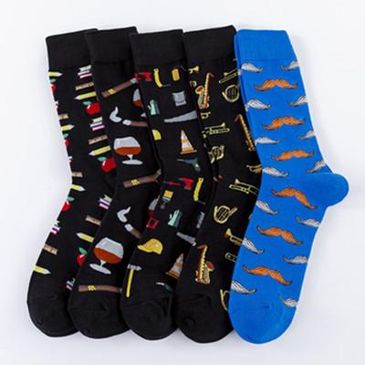 China Factory Supply Bargain Price Cartoon Happy Socks Custom Funny CT Socks Crew Happy Socks Unisex for sale