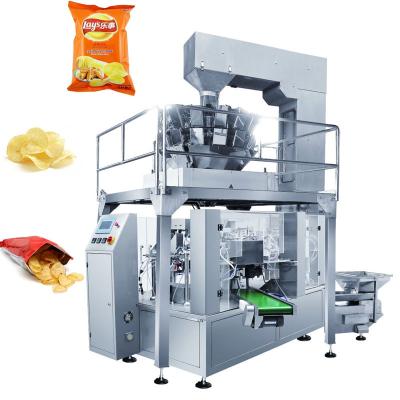 China 8 stations; wash down; Solid Fertilizer Pellet Autoclavable Rotary Bag Given Granular Packing Machine for sale