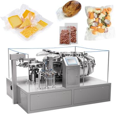 China Automatic Vacuum Dry Nitrogen Packing Coffee Food Meat Filling And Sealing Machine for sale