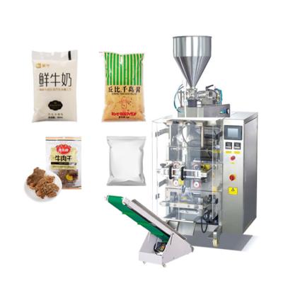 China Automatic Beverage Pouch Plastic Bag Water Milk Filling Seal Machine VFFS for sale