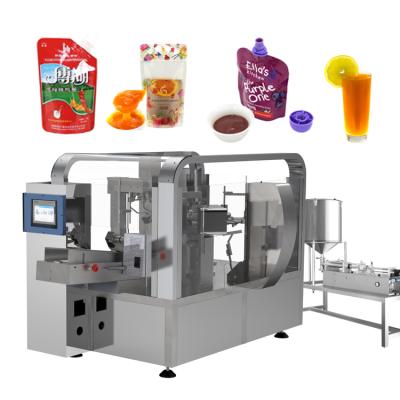 China Automatic Beverage Stand Up Pouch Mayonnaise Olive Oil Packaging Machinery Multifunctional Thick Liquid Packing Machine for sale