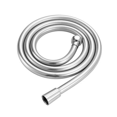 China Silver Shower Bathroom Accessories 1.5m PVC Shower Hose / Hand Shower HIDEEP for sale