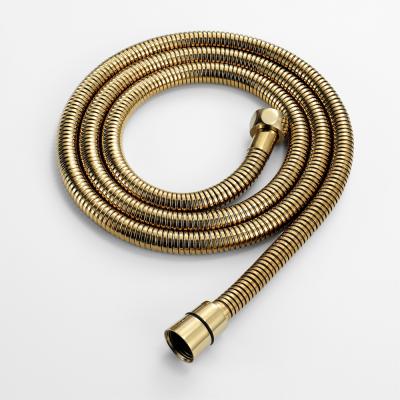 China HIDEEP Modern Bathroom Shower Accessories Hand Shower Hose 1.5m Titanium Gold Stainless Steel Shower Hose for sale