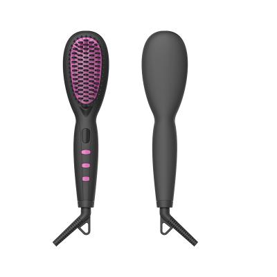 China Compact Temperature Level 6 Level Salon Stylist Tool Hot Air Comb Straight Hair Brush Straightening Comb for sale