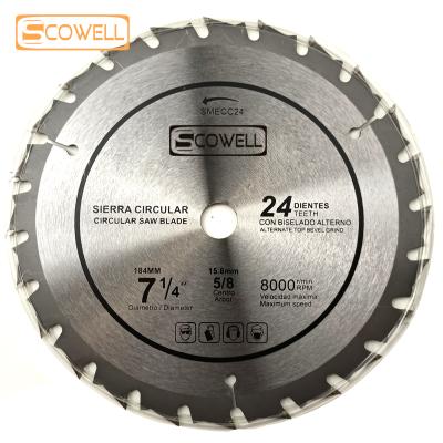 China Segmeng Circular Saw Blades Saw Blades Wood Cutting Saw Blades 7-1/4