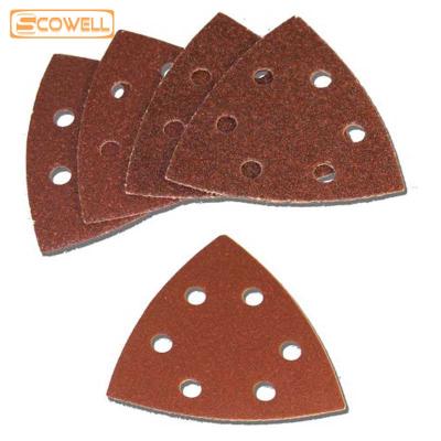 China Triangular Sanding Tungsten Carbide Steel Paper Suit Oscillating Multi Tool Saw Blade for sale