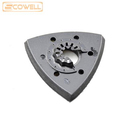 China Triangular Tungsten Carbide Steel Starlock Pad Sanding Suit For Starlock Machine Tool Oscillating Machinery for sale