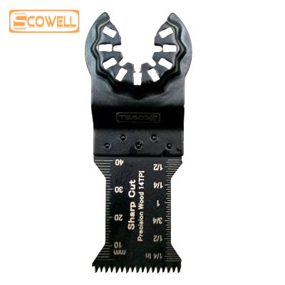 China 34mm Big Teeth Multi Oscillating Starlock Tool Saw Blades Multi Fast Plunge Cut Wood Saw Blade for sale