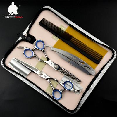 China HT9124 6.0 Inch Hairdressing Scissors Professional Hair Thinning Scissors Hair Cutting Set Hair Cutting Shears for sale