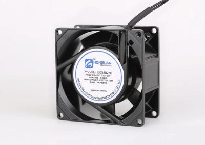 중국 120V 전자 산업 AC 냉각팬 80 x 80 x 38mm IP44 4.83mmH2O 판매용