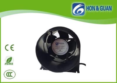 China 230V 150mm Inline Centrifugal Duct Fan PBT Blades For Bathroom / Mushroom for sale