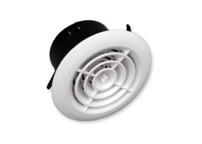 China 125mm 150mm Duct Fan Accessories , Round air diffuser for inline ducting fan for sale