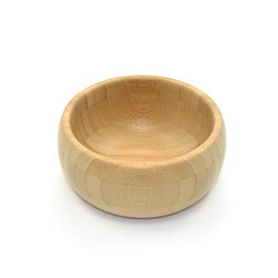 China High Quality Disposable Tableware Eco-Friendly Reusable Wooden Bamboo Bowl Factory Bamboo Serving Bowl With Strong Suction Rolls Natural for sale