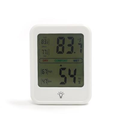 China Indoor Grow Room LCD Digital Thermometer Hygrometer Temperature Humidity Meter for sale