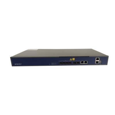 China FTTH SOLUTIONS Fiber Optic Equipment FTTH 4 Pon Gpon Olt Mini OLT GEPON Ports Without SFP Modules for sale