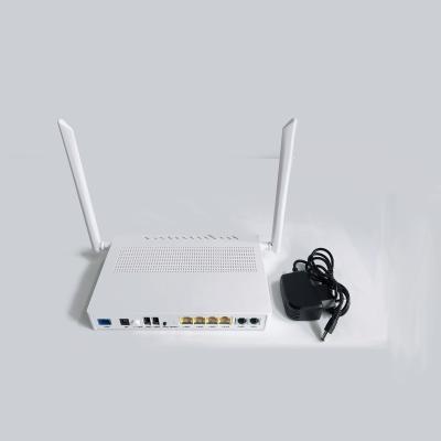 China Fttx Solutions Fast GE Dual Forwarding Mode 4 Port Voip Wifi Gpon Epon Xpon Onu 2.4G 5G Ftth ONU for sale